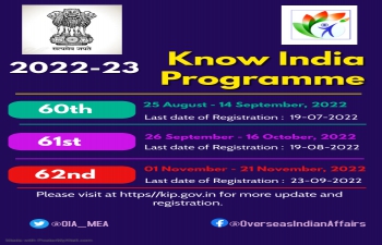  Know India Programme (KIP) 2022-23